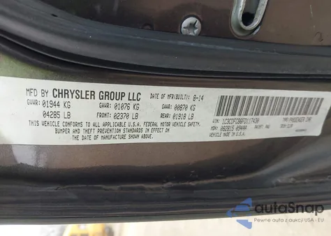 2015 Dodge Dart Limited z USA, uszkodzony, nr VIN 1C3CDFCB6FD117430